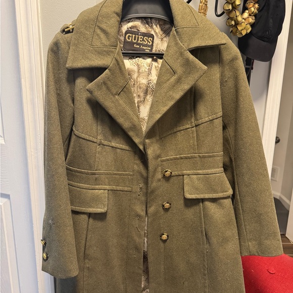 Guess Jackets & Blazers - Guess Olive Green Women's Coat